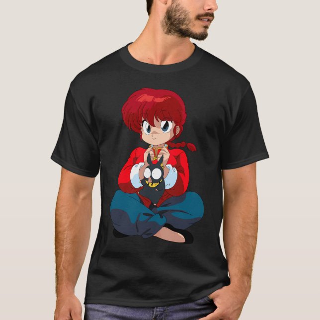 Anime Retro Ranma  T-Shirt (Front)