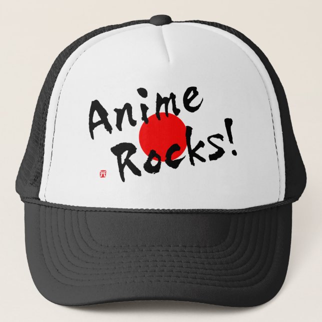 Anime Rocks! Trucker Hat (Front)