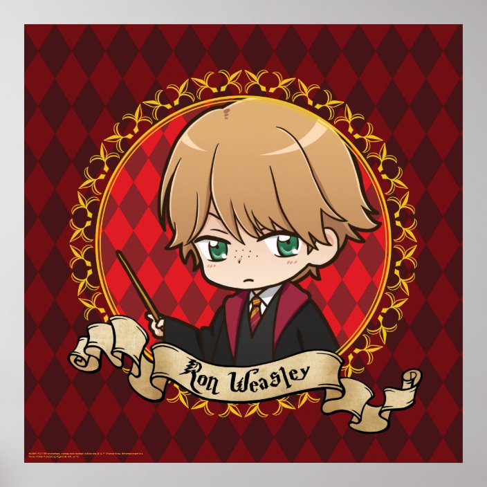 Anime Ron Weasley Poster | Zazzle.com