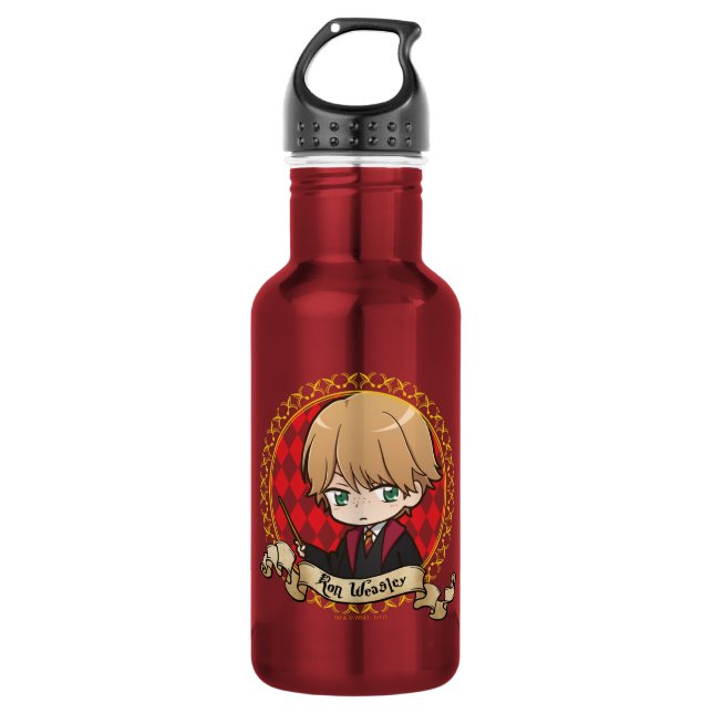 Anime Ron Weasley Water Bottle (Front)
