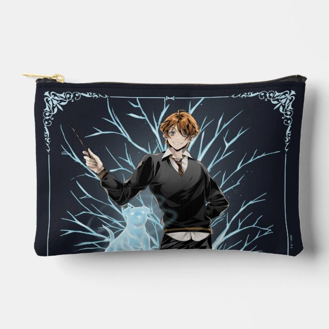Anime Ron Weasley's Jack Russell Terrier Patronus Accessory Pouch (Front)