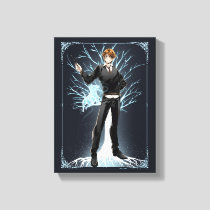 Anime Ron Weasley's Jack Russell Terrier Patronus Canvas Print