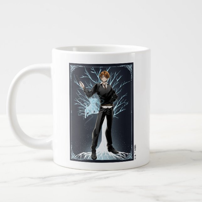 Anime Ron Weasley's Jack Russell Terrier Patronus Giant Coffee Mug (Left)