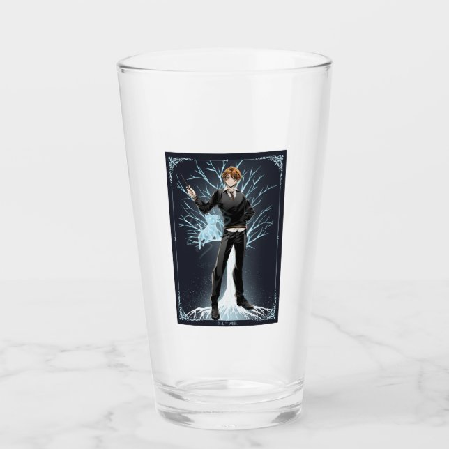 Anime Ron Weasley's Jack Russell Terrier Patronus Glass (Front)