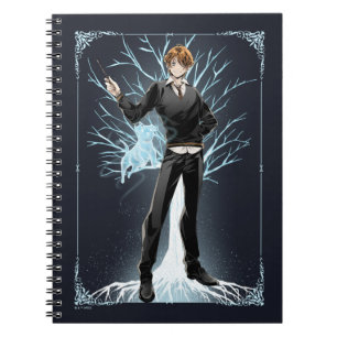 Anime Ron Weasley's Jack Russell Terrier Patronus Notebook