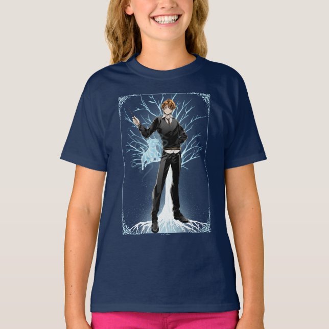 Anime Ron Weasley's Jack Russell Terrier Patronus T-Shirt (Front)