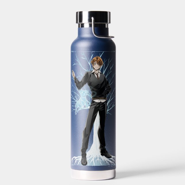 Anime Ron Weasley's Jack Russell Terrier Patronus Water Bottle (Left)