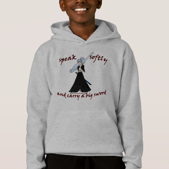 Anime Samurai Joke Hoodie (Front)