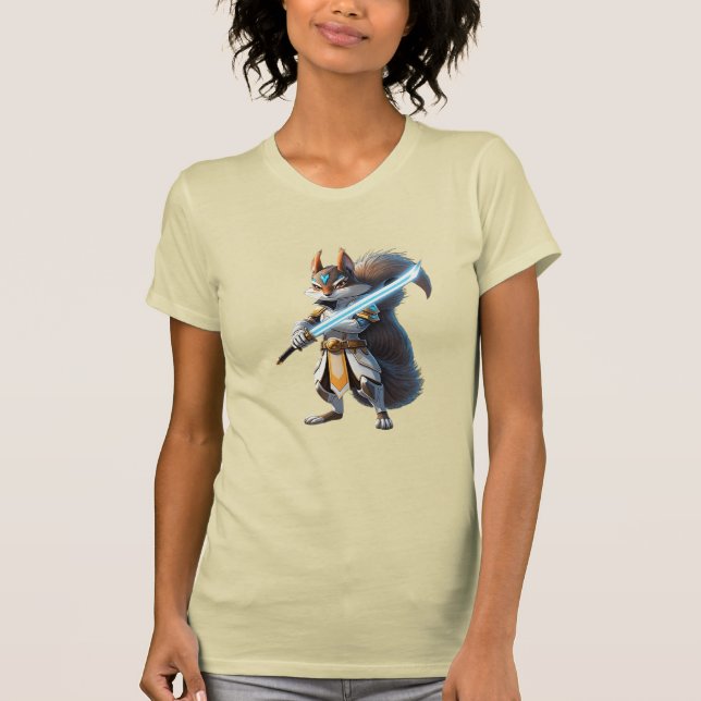 Anime Samurai Squirrel Warrior T-Shirt (Front)