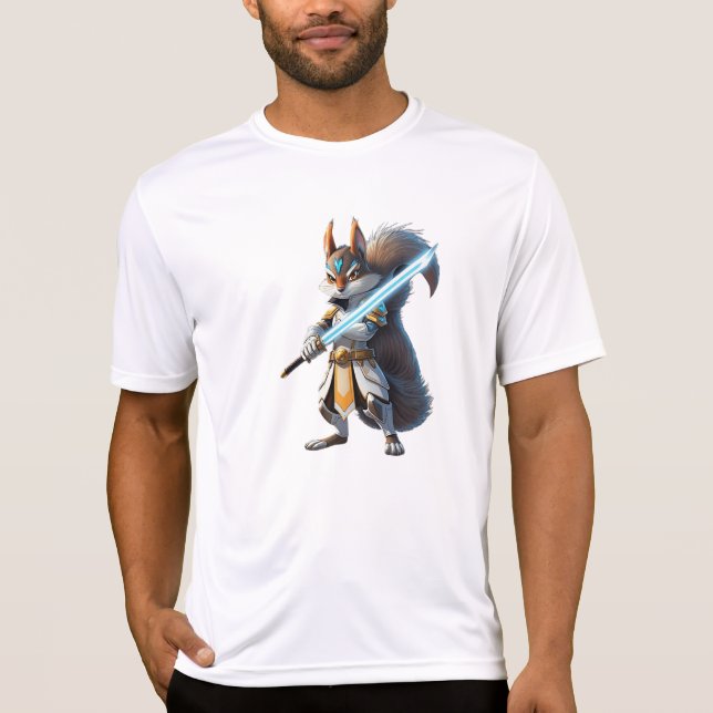 Anime Samurai Squirrel Warrior T-Shirt (Front)