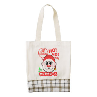 Anime Santa Christmas Zazzle HEART Tote Bag