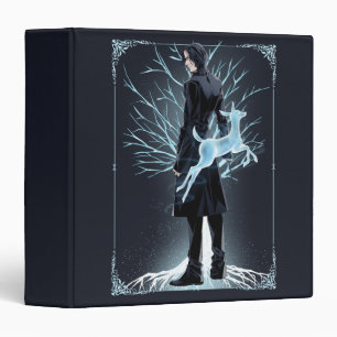 Anime Severus Snape's Doe Patronus 3 Ring Binder