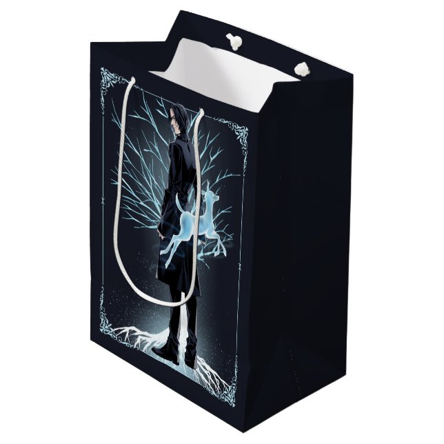 Anime Severus Snape's Doe Patronus Medium Gift Bag (Front Angled)