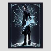 Anime Severus Snape's Doe Patronus Poster