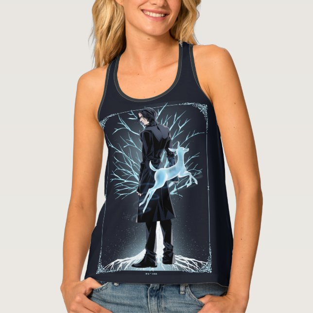 Anime Severus Snape's Doe Patronus Tank Top (Front)