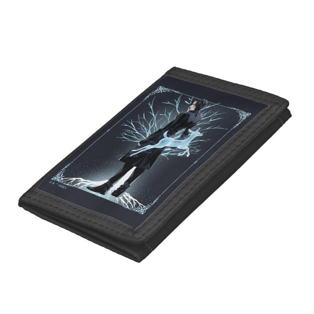 Anime Severus Snape's Doe Patronus Trifold Wallet (Bottom)