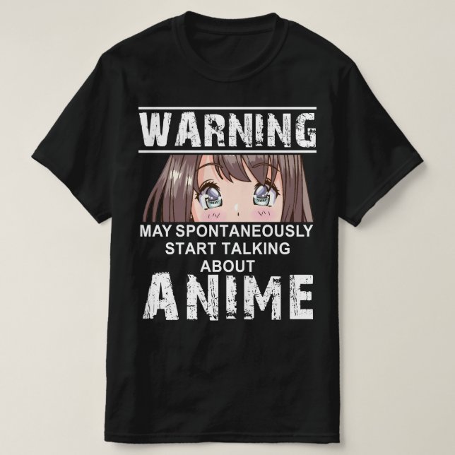 anime shirt japan kawaii cartoon japanese manga (Design Front)