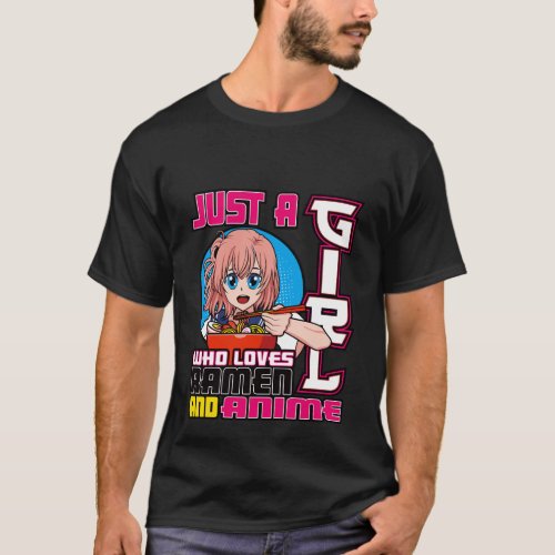 Anime Shirts For Teen Girl Just A Girl Who Loves R