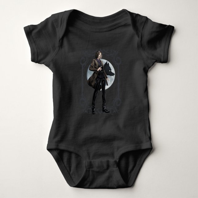 Anime Sirius Black Animagus Baby Bodysuit (Front)