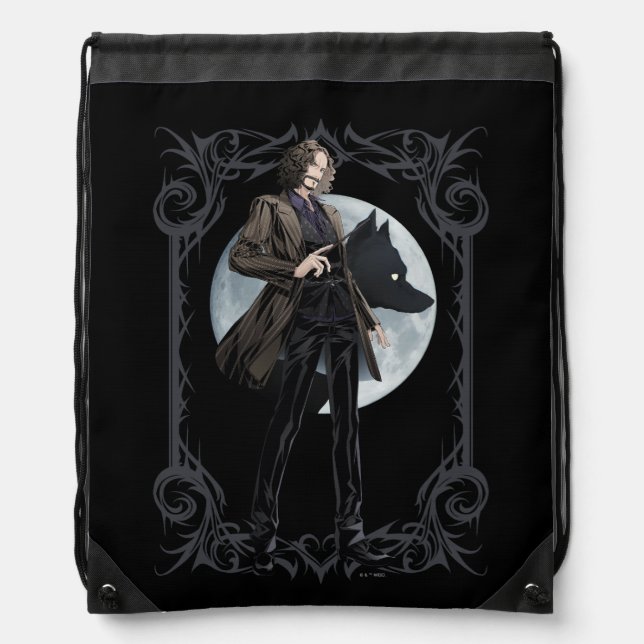 Anime Sirius Black Animagus Drawstring Bag (Front)