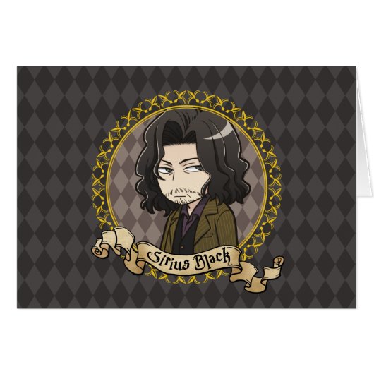 Anime Sirius Black Cards (Front Horizontal)