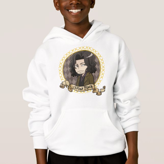 Anime Sirius Black Portrait Hoodie (Front)