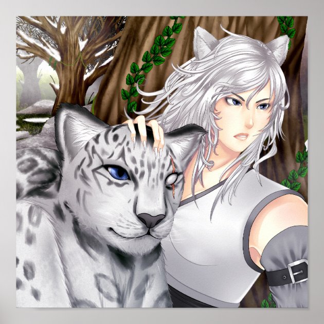 prompthunt: a snow leopard sits inside a twilight cave its proper majestic  , river, waterfall. Cave , atmosphere hue , water reflections, 2020 anime  style digital art