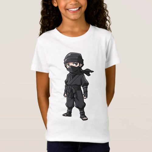 Anime Style Ninja Warrior Boys Birthday Party T_Shirt