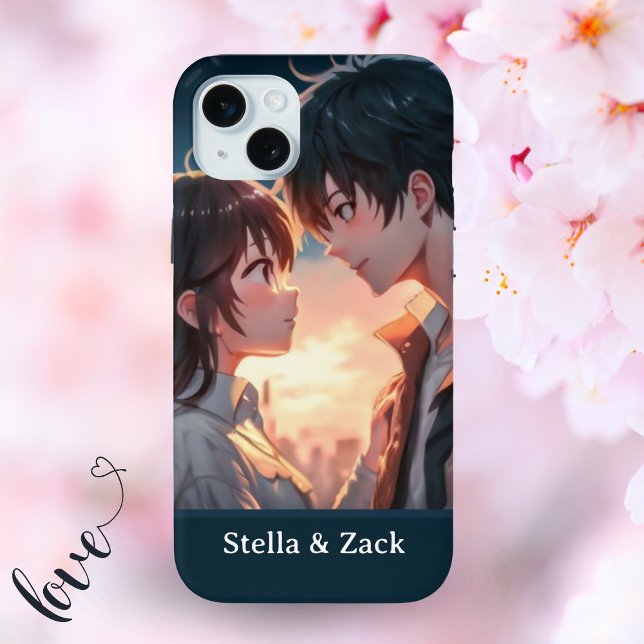 Anime Sunset Couple  Case-Mate iPhone Case (Creator Uploaded)