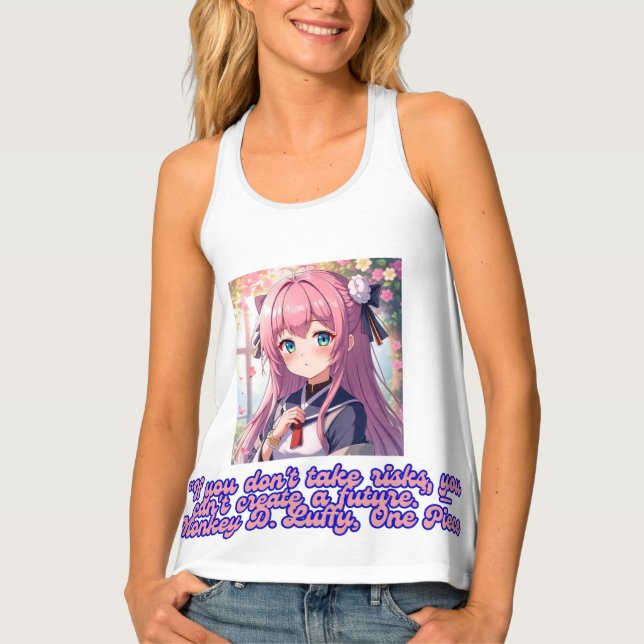 Anime  tank top (Front)