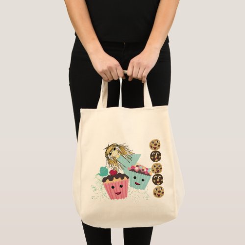 Anime Tea Party  kawaii Cake _ Tote Bag