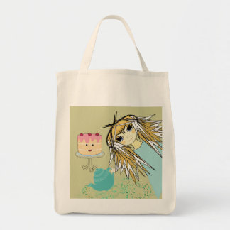 Anime Tea Party Kawaii Cake Toy Book Birthday Tote Bag