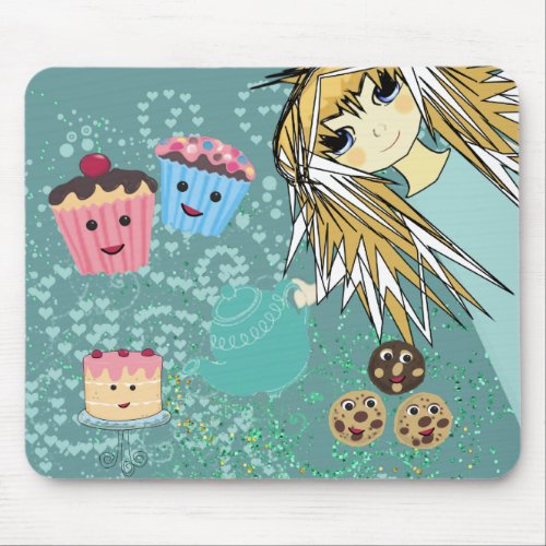 Anime Tea Party _ Kawaii Mouse Pad