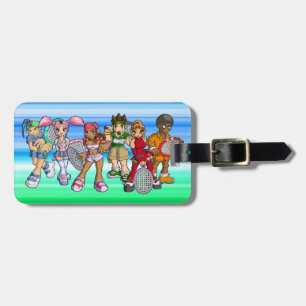 Anime Tennis Characters Luggage Tag