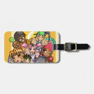 Pastele Kimetsu no Yaiba Yuukaku hen Custom Luggage Tags