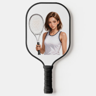 Anime Tennis Girl Carbon Fiber Pickleball Paddle