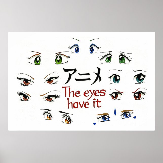 Anime: The Eyes Have It Poster (Front)