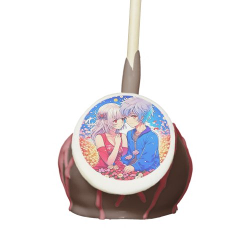 Anime Themed Valentines Day Party Cake Pops