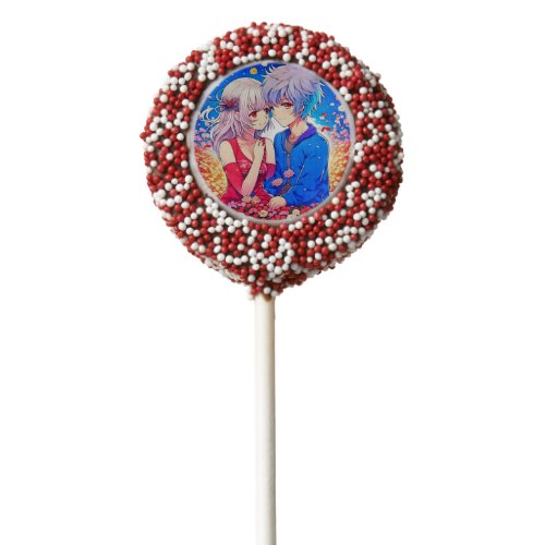 Anime Themed Valentines Day Party Chocolate Covered Oreo Pop