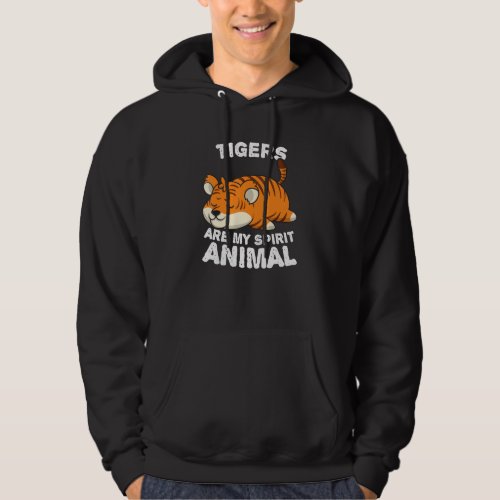 Anime Tigers My Spirit Animal Gifts for Animal Lov Hoodie