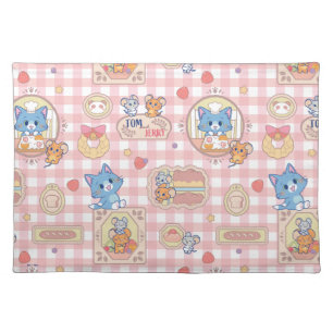 Anime Tom and Jerry Bakery Pattern Cloth Placemat