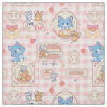 Anime Tom and Jerry Bakery Pattern Fabric