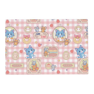 Anime Tom and Jerry Bakery Pattern Placemat