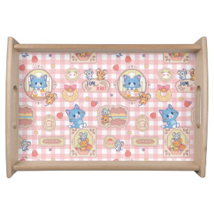 Anime Tom and Jerry Bakery Pattern Serving Tray