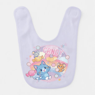 Anime Tom and Jerry Candy Party Baby Bib