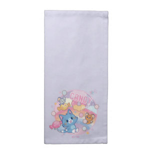 Anime Tom and Jerry Candy Party Cloth Napkin