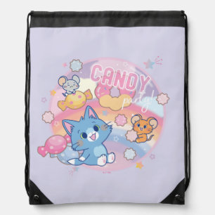 Anime Tom and Jerry Candy Party Drawstring Bag