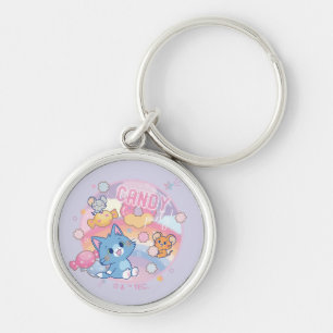 Anime Tom and Jerry Candy Party Keychain
