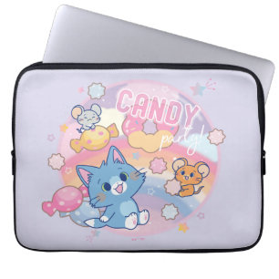 Anime Tom and Jerry Candy Party Laptop Sleeve