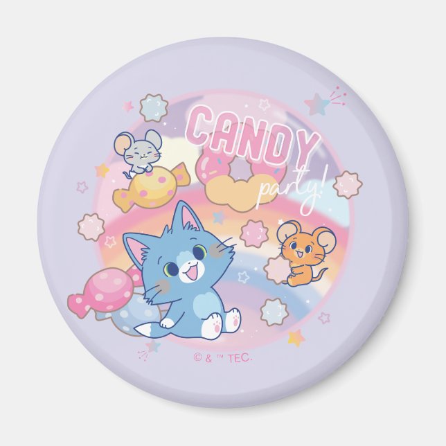 Anime Tom and Jerry Candy Party Magnet (Front)